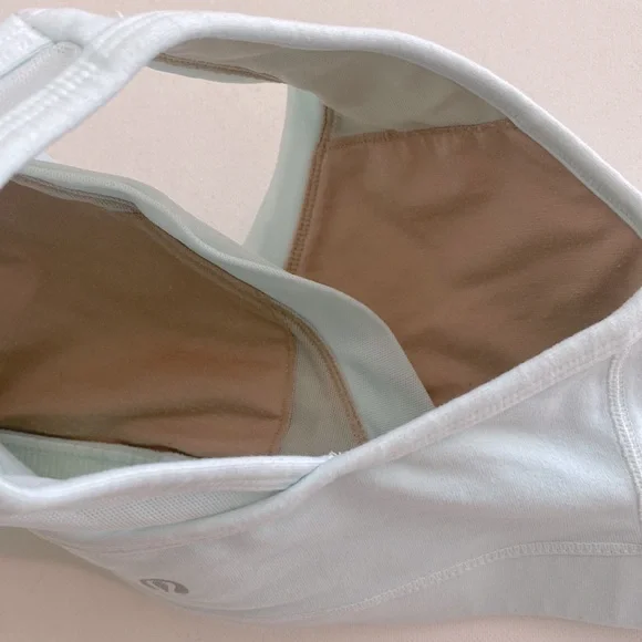 (A8) Lululemon Mint Racerback Sport Bra, Size 4 - Picture 6 of 7